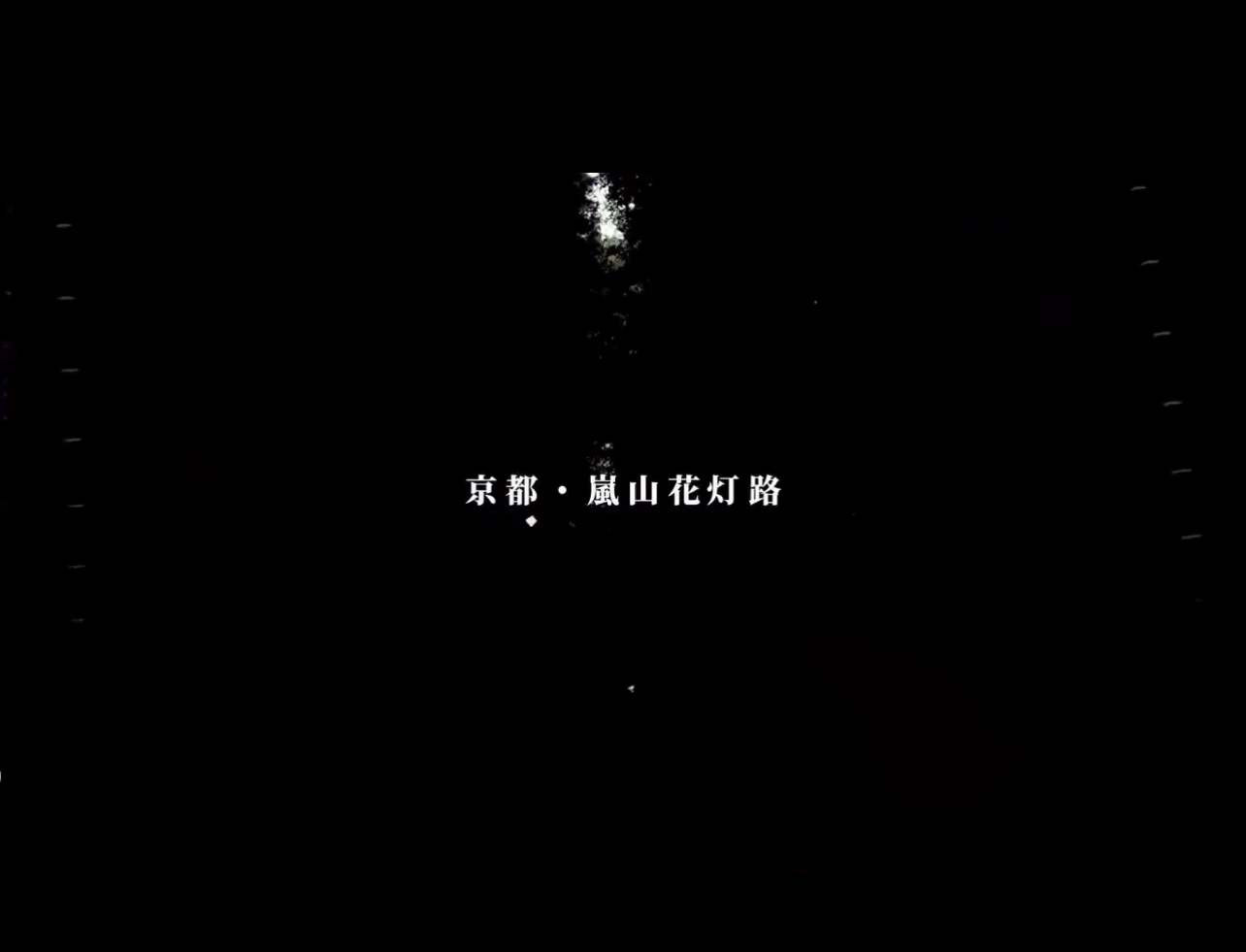 京都岚山夜景花灯